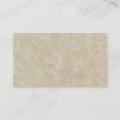 西部の銀製のバックル 名刺 (裏面)