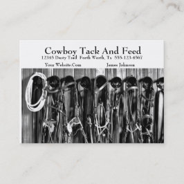 西部の馬の鋲名刺のテンプレート 名刺