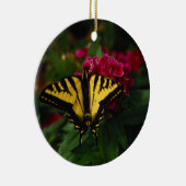 西部の黄色いアゲハチョウ セラミックオーナメント (右)