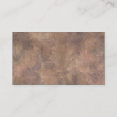 西部のEarthstoneのカスタムな名刺 名刺 (裏面)