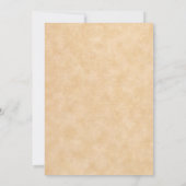 西部カウボーイの招待状の男の子の女の子の誕生会 招待状 (裏面)