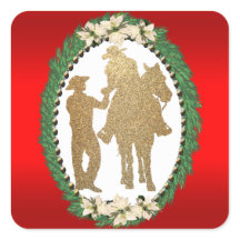 西部カウボーイ・カウガール 馬