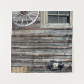 西部カウボーイ バーン タペストリー (正面(横))