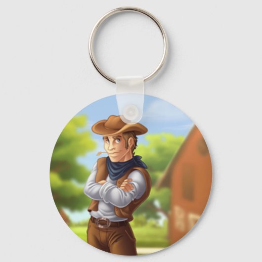 西部カウボーイ プロモーション キーホルダー (正面)