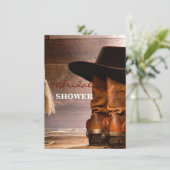 西部カントリーブラウンバーンウッドカウボーイ 招待状 (スタンド正面)