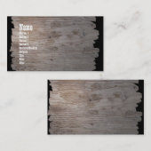 西部スタイル木印 名刺 (正面/裏面)