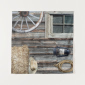 西部テーマの縦スクロールタペストリー タペストリー (正面(横))