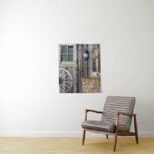 西部テーマの縦スクロールタペストリー タペストリー (インサイチュ)