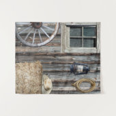 西部テーマの縦スクロールタペストリー タペストリー (正面(横))