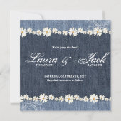 西部デニムnのデイジーのセーブ・ザ・デート案内 セーブザデート (裏面)