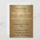 西部パーティー カスタム チャンピエグ とカウボーイ ハット 招待状 (裏面)