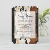 西部ブラウンクリームレザー 招待状 (スタンド正面)