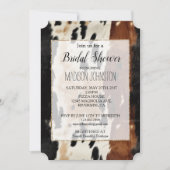 西部ブラウンクリームレザー 招待状 (正面)