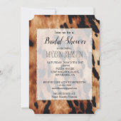 西部ブラウン ブラック クリーム カウハイド 招待状 (正面)