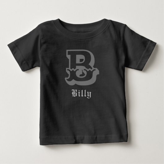 西部プライド オーダーメイド モノグラム ベビーTシャツ (正面)
