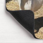 西部ママDoeおよび子供-ピグミーのヤギ家族- マウスパッド (コーナー)