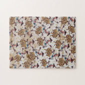 西部ロデオのカウボーイのBullの乗馬の国 ジグソーパズル (横)