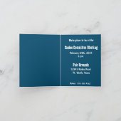 西部ロデオカスタム 招待状 (内部)