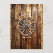 西部ロープ ワゴン ホイール メイソンジャー ストリング ライト メニュー (裏面)