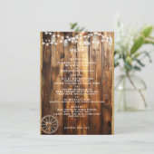 西部ロープ ワゴン ホイール メイソンジャー ストリング ライト メニュー (スタンド正面)