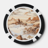 西部劇のバー サルーン ポーカーチップ (裏面)
