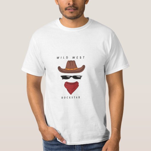 西部劇ワイルドウエストTシャツ Tシャツ (正面)