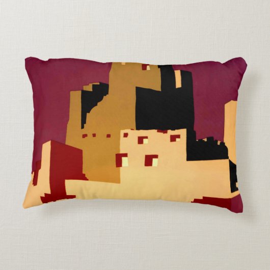 西部南西プエブロWPAナショナル アクセントクッション (裏面)