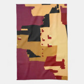 西部南西プエブロWPAナショナル キッチンタオル (縦)