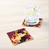 西部南西プエブロWPAナショナル スクエアペーパーコースター (インサイチュ)