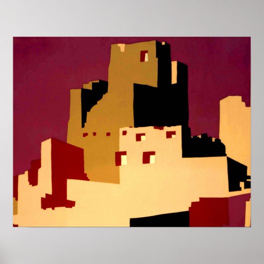 西部南西プエブロWPAナショナル ポスター (正面)