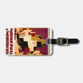 西部南西プエブロWPAナショナル ラゲッジタグ (正面横)