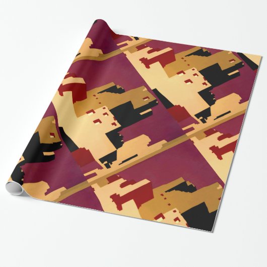 西部南西プエブロWPAナショナル ラッピングペーパー (アンロールド)