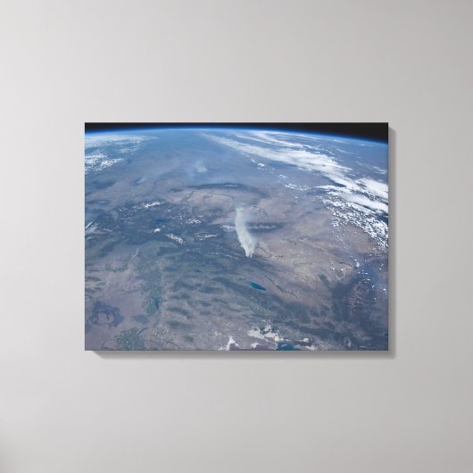 西部及び南西部の野火。 キャンバスプリント (正面)