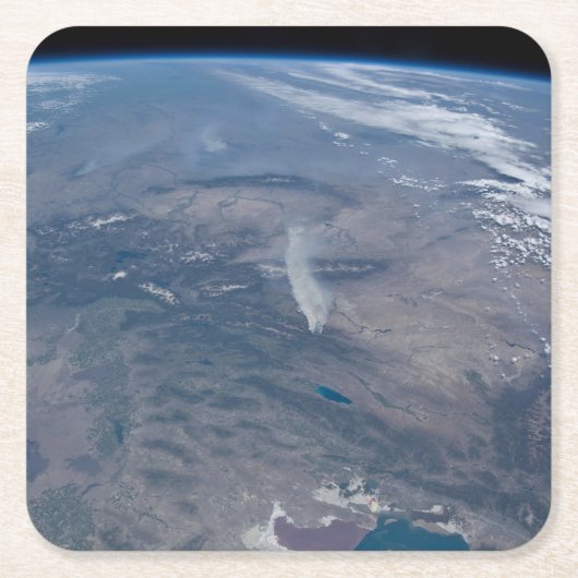 西部及び南西部の野火。 スクエアペーパーコースター (正面)