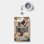 西部国 バッジ (Front with Retractable)