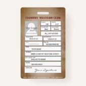 西部国 バッジ (裏面)