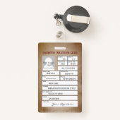 西部国 バッジ (裏面リトラクタブル付き)