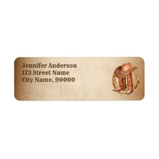 西部地方 ラベル (正面)