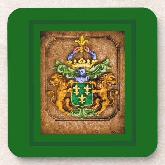西部家族用紋章 コースター (正面)