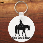 西部快楽馬ローとスロー キーホルダー (正面)