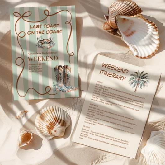 西部沿岸バチェロレッテ 招待状