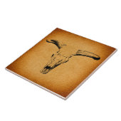 西部牛の角 タイル (側面)