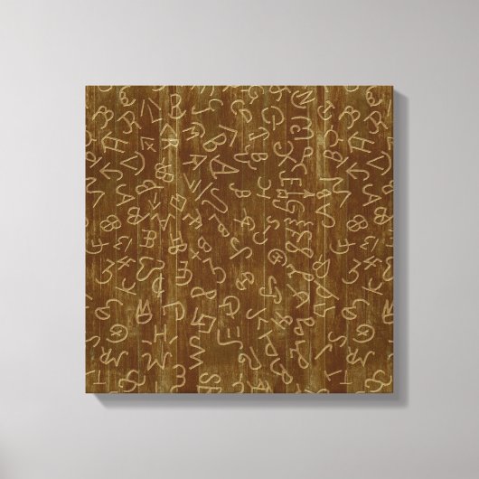 西部牛ブランド キャンバスプリント (正面)