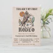 西部私の最初のロデオ誕生日パーティーではない 招待状 (スタンド正面)