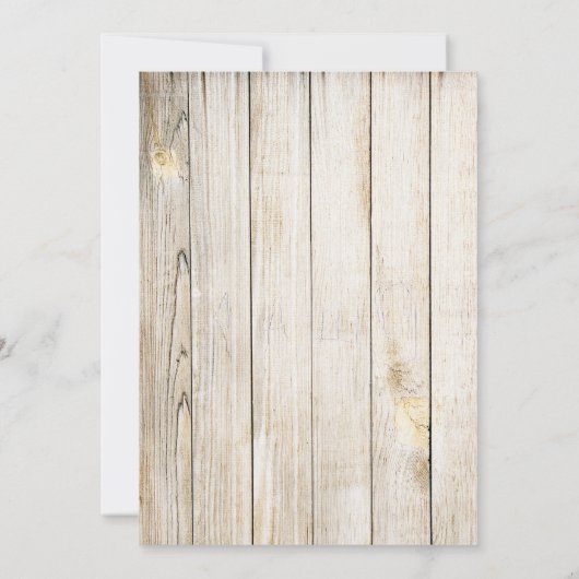 "西部私は"結婚式のパーティの招待状をバーベキューで料理します 招待状 (裏面)