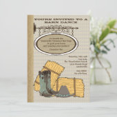 西部納屋の招待状 招待状 (スタンド正面)