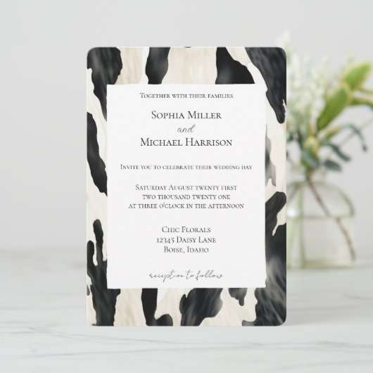 西部農業動物の牛 招待状 (スタンド正面)