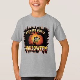 西部野生とウールのマットンバスタハロウィーン Tシャツ