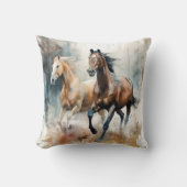 西部野生馬 クッション (正面)