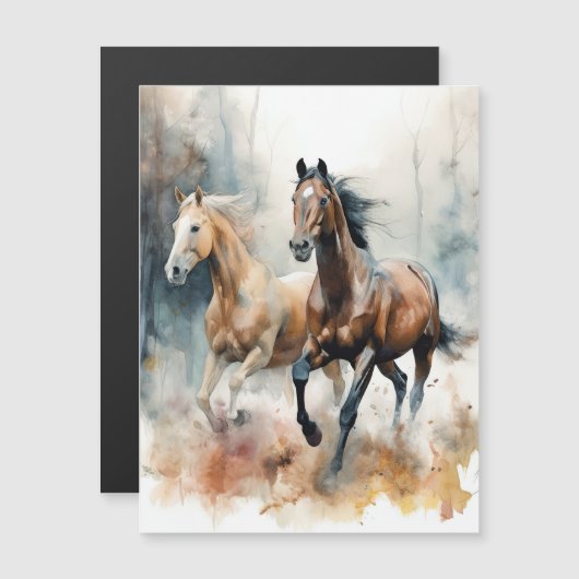 西部野馬磁気カード (正面/裏面)